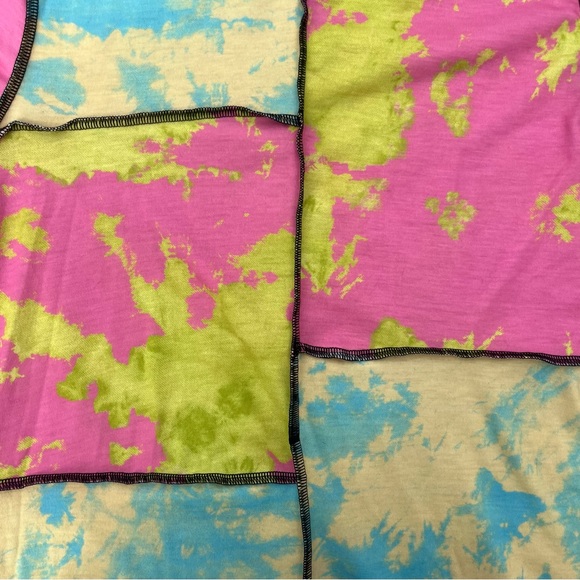 SOLD The Ragged Priest Hi Fi Tie Dye Long Sleeve Dress - Picture 5 of 7